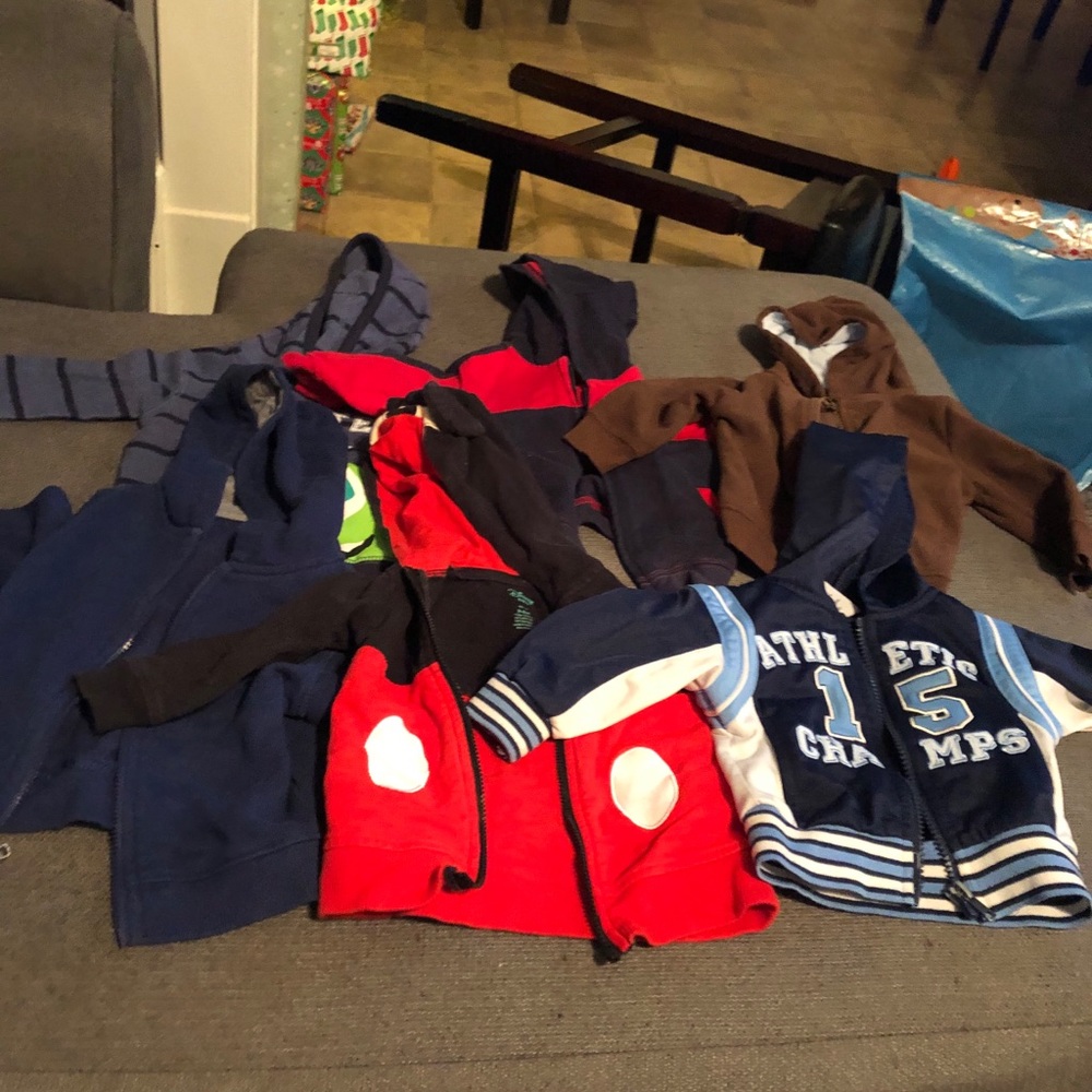 Baby boy hoodie bundle